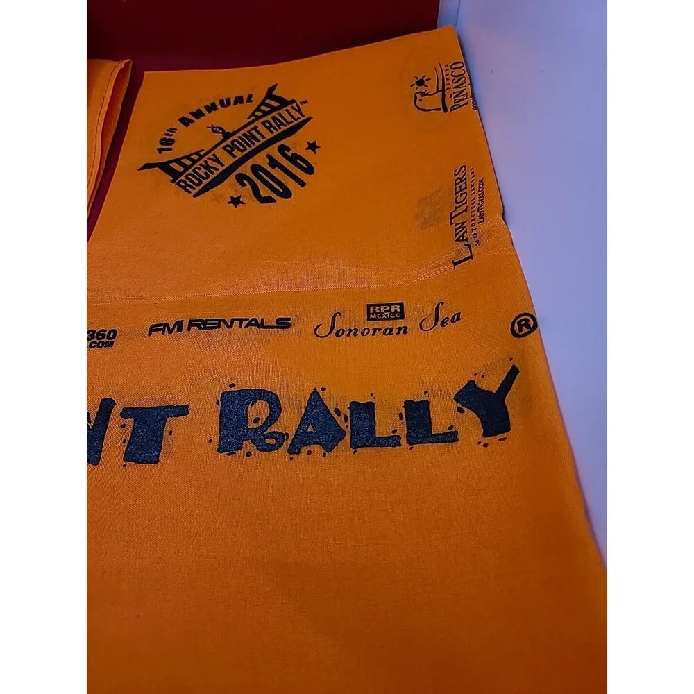 2016 Rocky Point RALLY BANDANNA 16TH ANNUAL Headgear 22